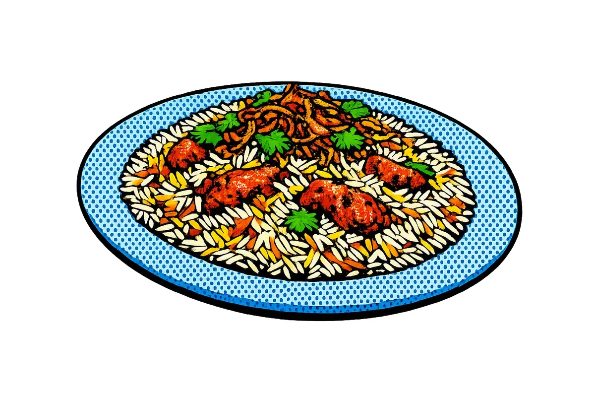 Бирьяни с курицей